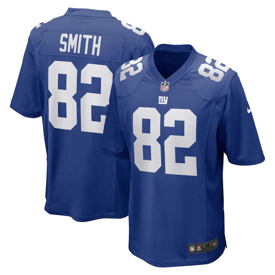 Men New York Giants #82 Kaden Smith Nike Royal Game NFL Jersey->new york giants->NFL Jersey